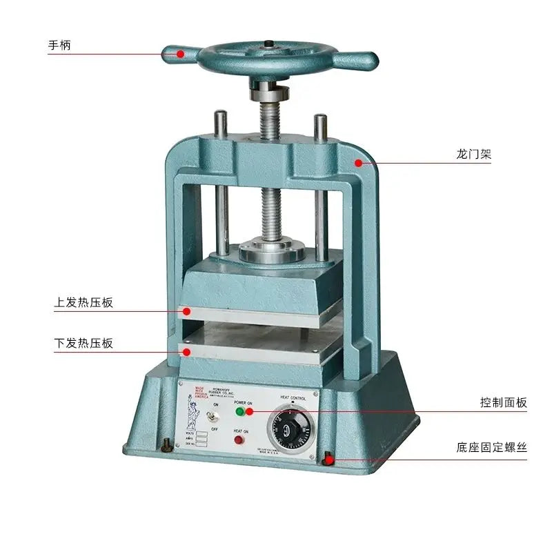 Jewelry Molding Machines Wax Mold Pressing Vulcanizing Vulcanizer Rubber Mold Mould Pressing Machine