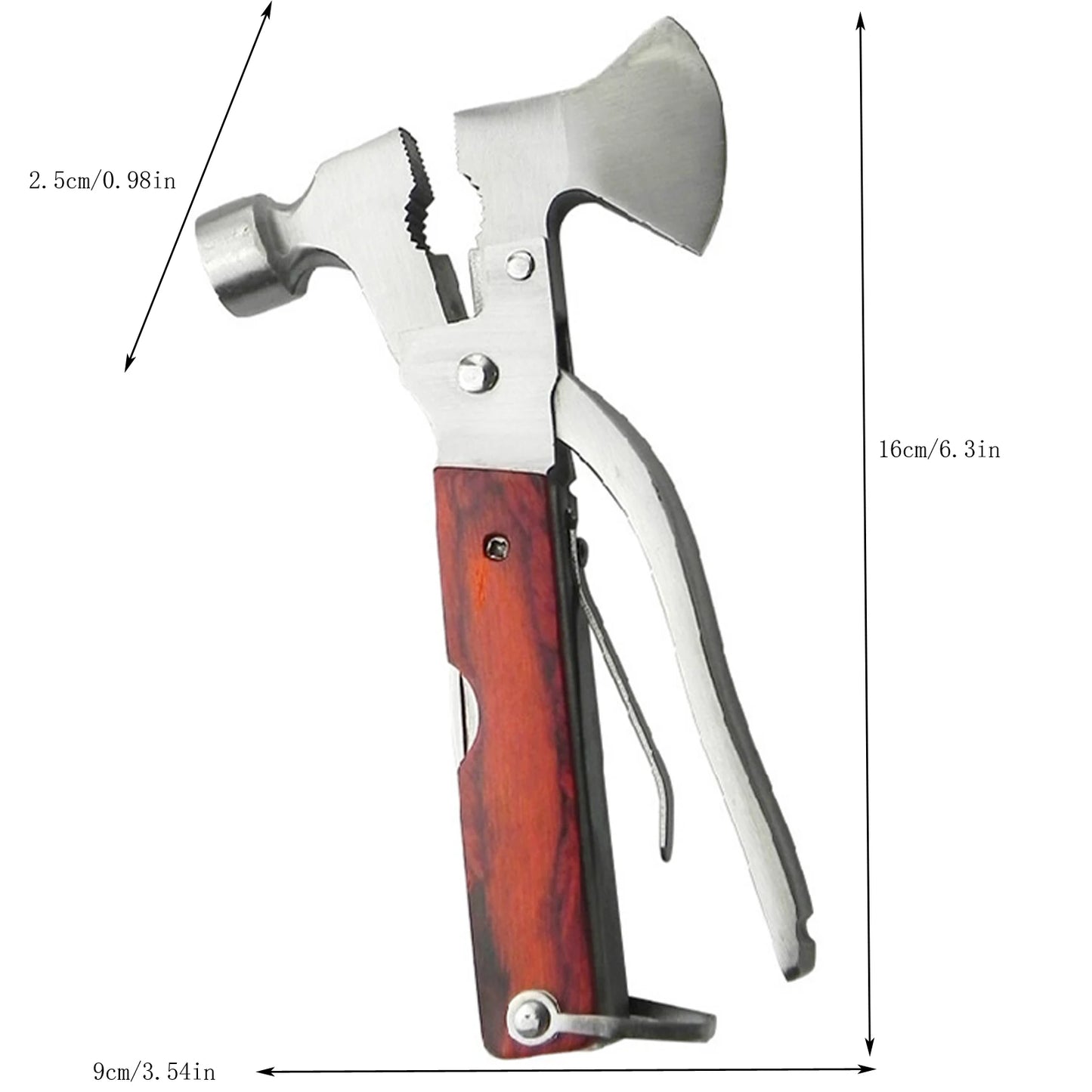 Camping Multifunction Practical Tool Outdoor Hunting Hiking Emergency Escape Tool Unique Birthday Gift For Men Husband Boyfriend