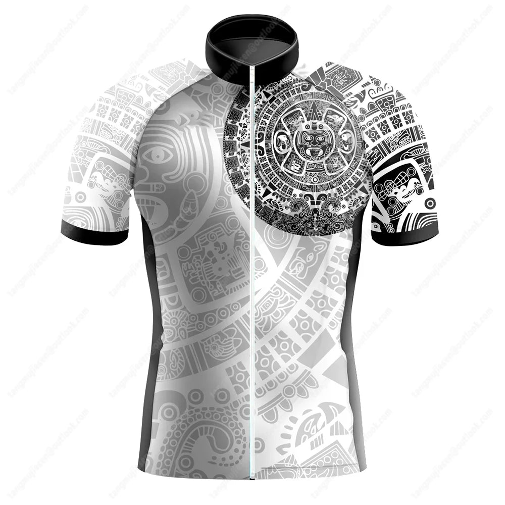 Mexico Cycling Jersey Men Bike Top MTB Bicycle Shirt Mountain Road Riding Clothing Short Sleeve Summer Cyclist biking Blouse