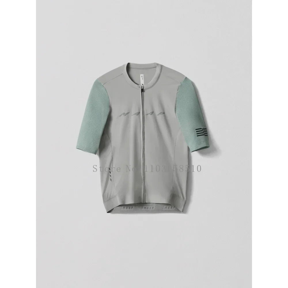 2025 Men Cycling Jersey Men MTB Road Bicycle Shirt Pro Team Short Sleeve Bike Clothes Mountain Bicycle Clothing Downhill Jersey