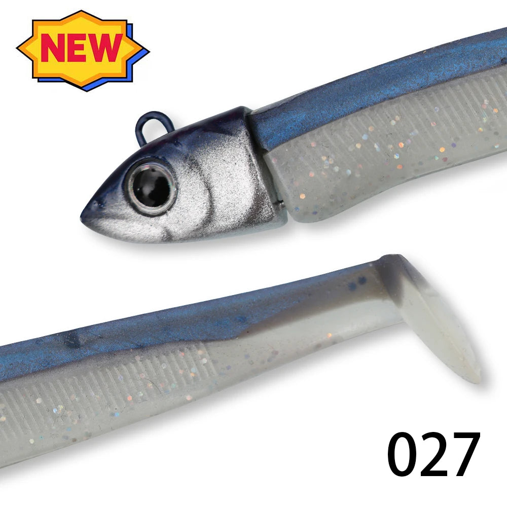 Hunthouse Black Minnow 7g/12g/25g/40g/60g/90g/120g Easy Shiner Fishing Lure Soft Lure Jig Bait Bass Pike Fishing Leurre lw216