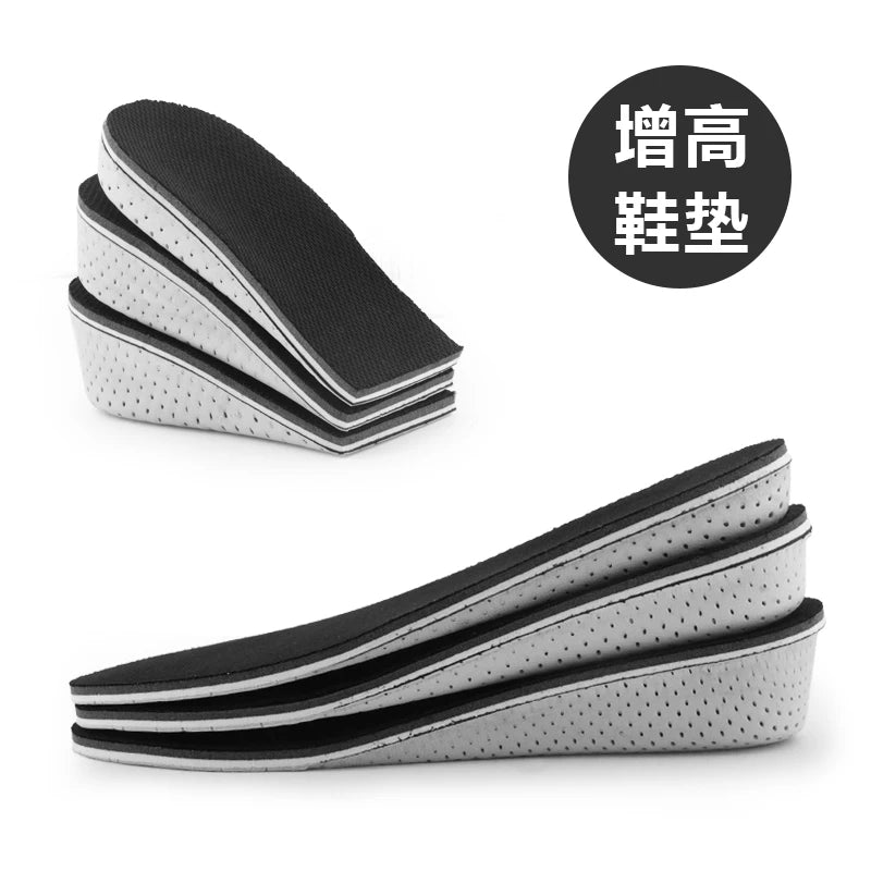 2022 Height Increase Insoles  Breathable Memory Foam Heel Lifting Inserts Shoe Lifts Shoe Pads Elevator Insoles for Unisex