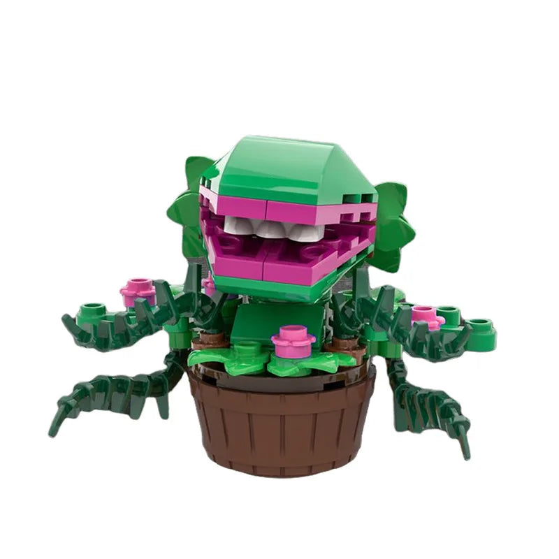 Funbuild 1:8 Scale Horror Plant Building Blocks Set Educational Toy for Children Aged 5 to 7 Years Made of Plastic