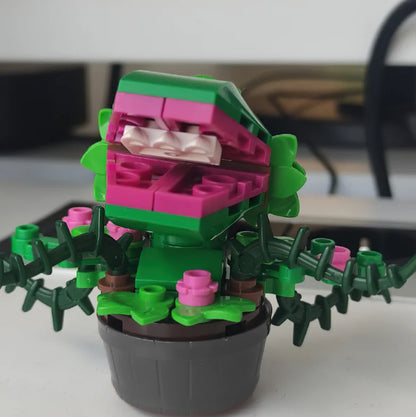 Funbuild 1:8 Scale Horror Plant Building Blocks Set Educational Toy for Children Aged 5 to 7 Years Made of Plastic