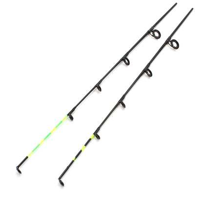 NEW 58cm Winter Ice Fishing Rods 2 tips Spinning Rod Carbon  Fiber Ice pole Ultra-light  Carp Fishing