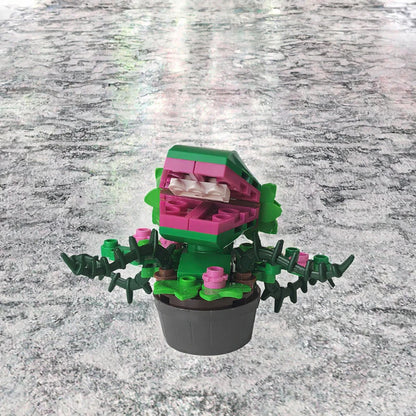 Funbuild 1:8 Scale Horror Plant Building Blocks Set Educational Toy for Children Aged 5 to 7 Years Made of Plastic