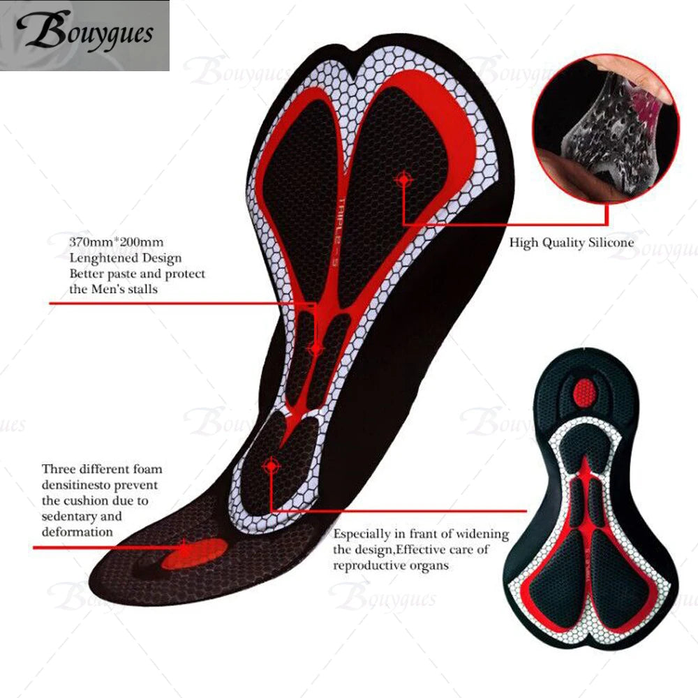 Cycling Bibs Shorts Mountain Bike Breathable Men's Women Gel Padded Bike Tights Triathlon Pro Licra outdoor sport Bicycle Shorts