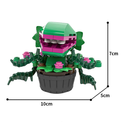 Funbuild 1:8 Scale Horror Plant Building Blocks Set Educational Toy for Children Aged 5 to 7 Years Made of Plastic