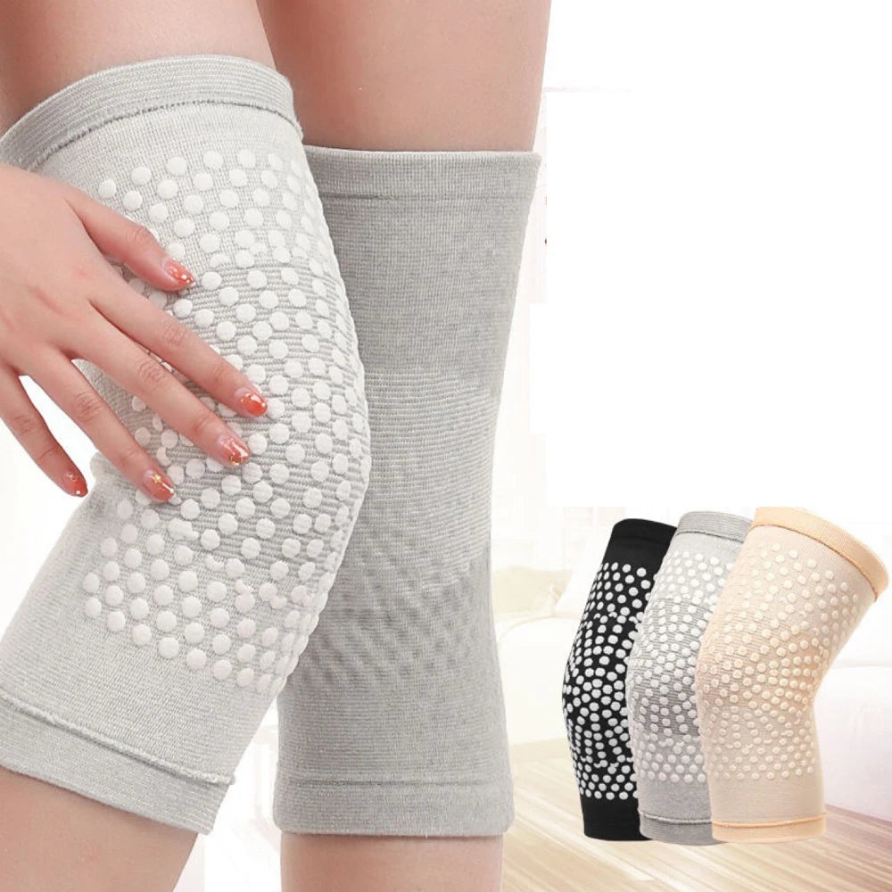 Tourmaline Pain Relief 2PCS Injury Recovery Knee Pads Warm Knee Brace Support Knee Pads Self Heating