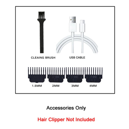 Carving Hair Clipper Professional Hair Cutting Machine Barber Rechargeable Hair Trimmer Metal Haircut Machine Clipper for Men