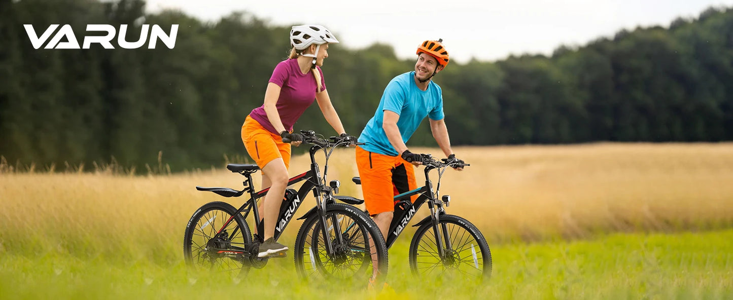 VARUN M26-2 Adult E-Mountain Bike 250W 48V13AH Urban commuting Electric Bicycle 27.5" Fat Tire E Bike