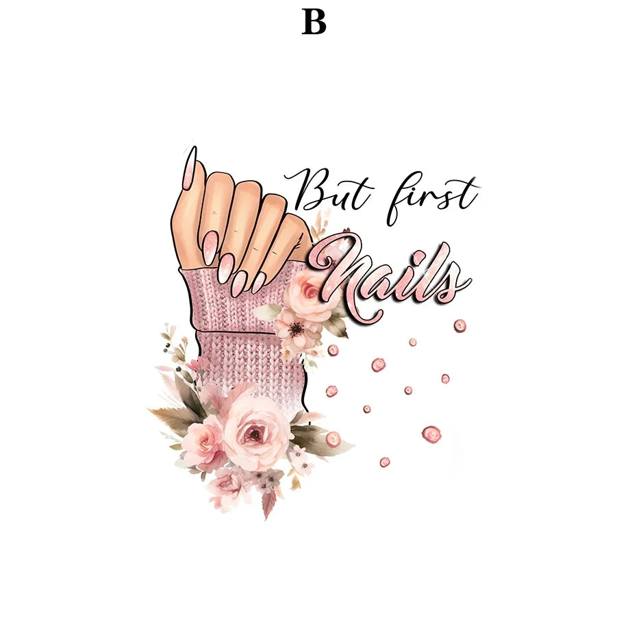 Beauty Salon Sign Manicure Poster Print Manicurist Gifts Nail Studio Wall Art Canvas Nordic Home Living Room Decor