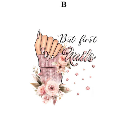 Beauty Salon Sign Manicure Poster Print Manicurist Gifts Nail Studio Wall Art Canvas Nordic Home Living Room Decor