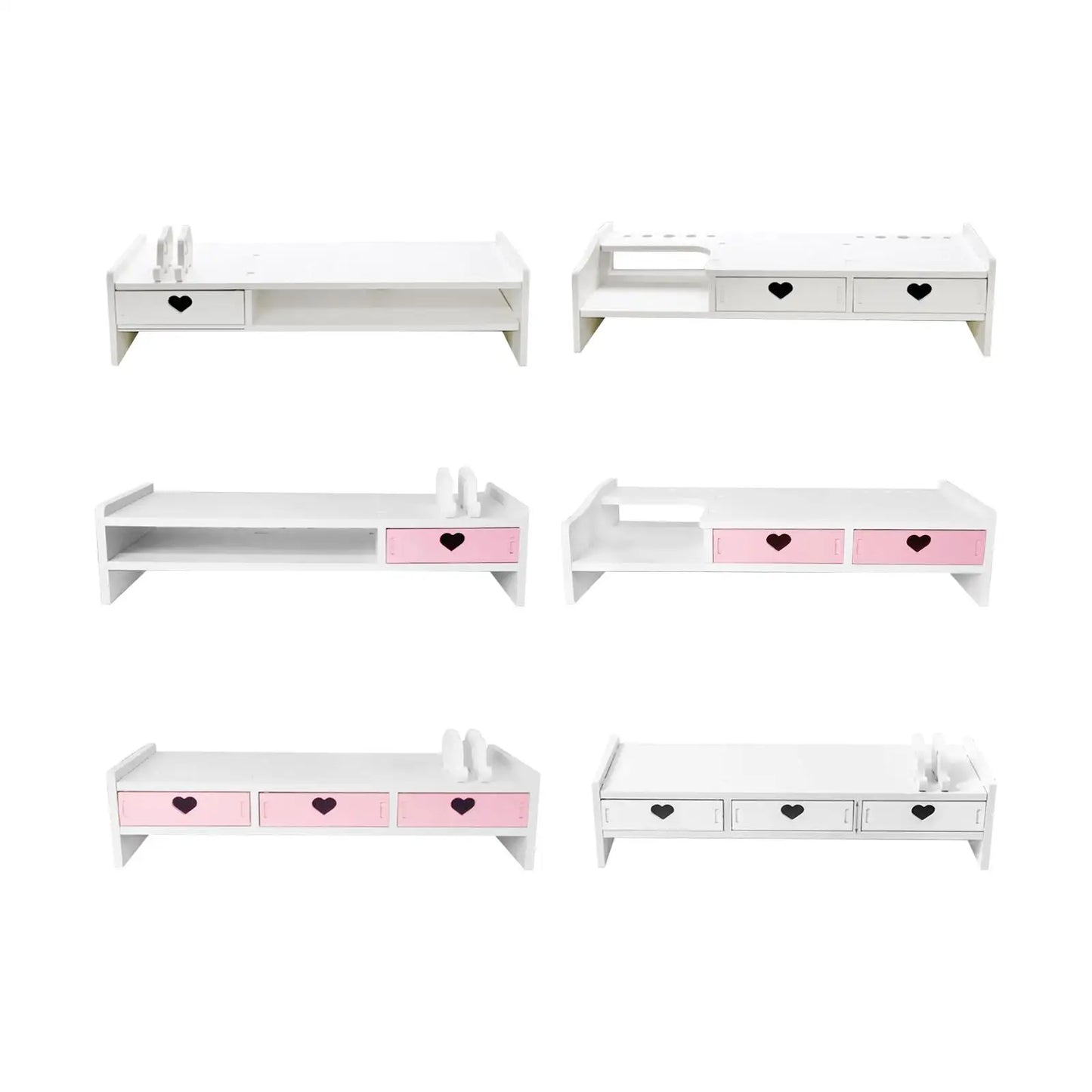 Monitor Stand Riser Desktop Stand Storage Organizer Computer Heightened Shelf