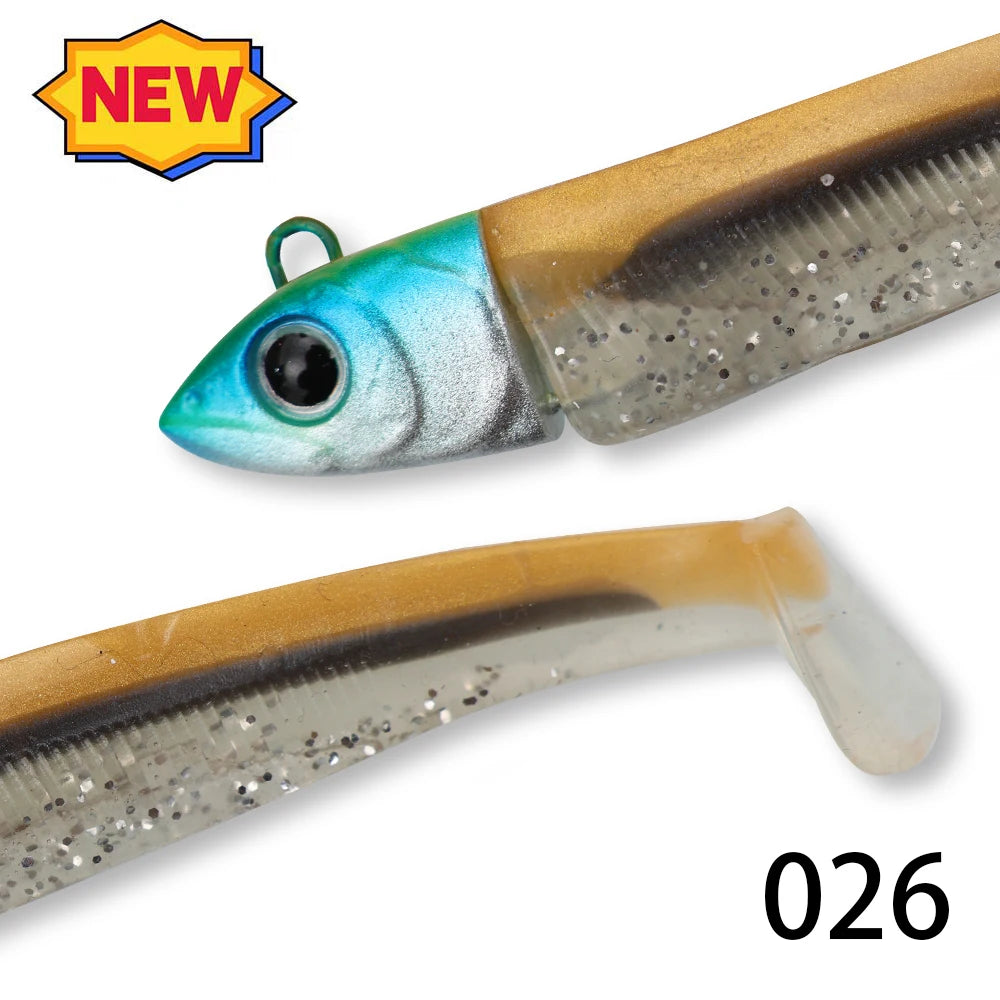 Hunthouse Black Minnow 7g/12g/25g/40g/60g/90g/120g Easy Shiner Fishing Lure Soft Lure Jig Bait Bass Pike Fishing Leurre lw216