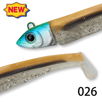 Hunthouse Black Minnow 7g/12g/25g/40g/60g/90g/120g Easy Shiner Fishing Lure Soft Lure Jig Bait Bass Pike Fishing Leurre lw216