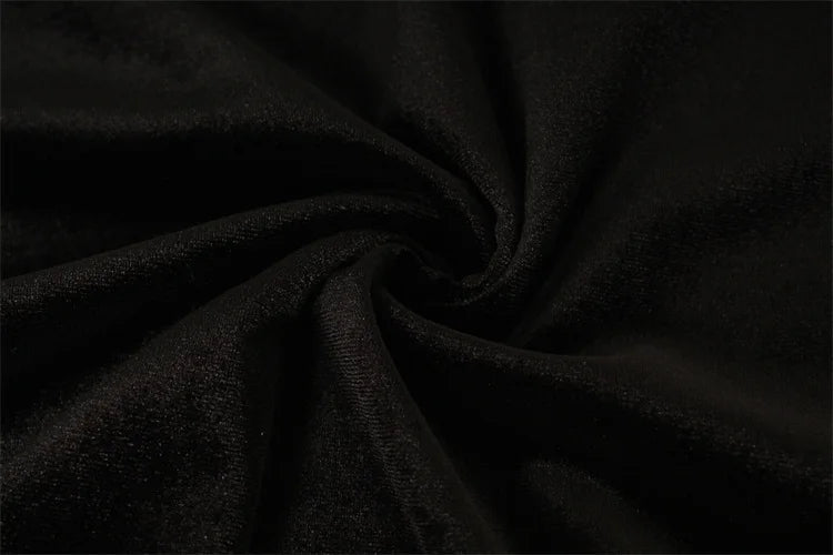 Party Velvet Dresses For Women Fashion Sexy Solid Full Sleeves Gloves V-Neck Hip Wrap Sheath Long Vestidos Robes Female Elegant