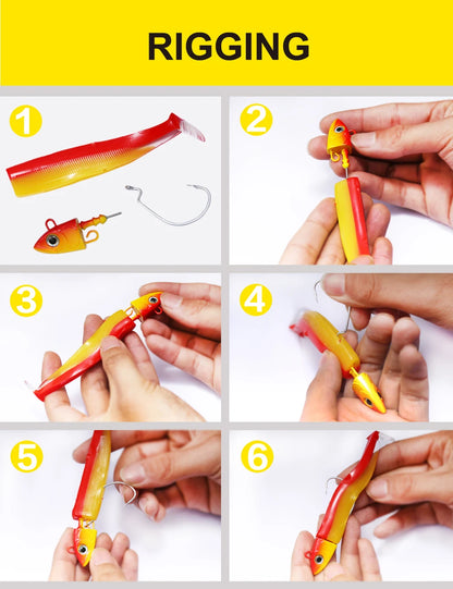 Hunthouse Black Minnow 135mm 90g Silicone Soft Fishing Lure Artificial Bait Fishing Tackle For Bass Pike Leurre Souple LW216