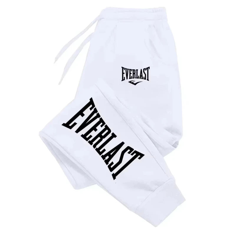 2025 New EVERLAST Men Jogging Sweatpants Running Trousers Fleece Streetwear Sport Oversized Jogger Sweat Pants 2025 Clothing
