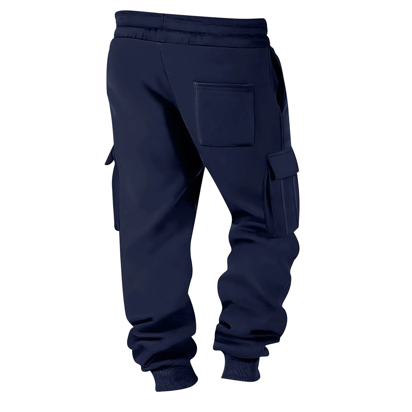 Men's Cargo Pants 2025 New Casual Loose Autumn Winter Straight Baggy Pants Multi-Pockets Solid Color Pinting Sweatpants ﻿