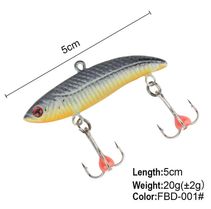 FTK 1PC Ice Fishing Lures 20g/35g Winter Bait Hard Lure Carp Fishing hooks Balancer for Fishing Baits Jigging