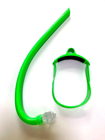 From Wet Training Swim Snorkel For Lap Swimming Snorkeling Gear Front ComfortableMounted Silicone Mouthpiece For Kid/Child