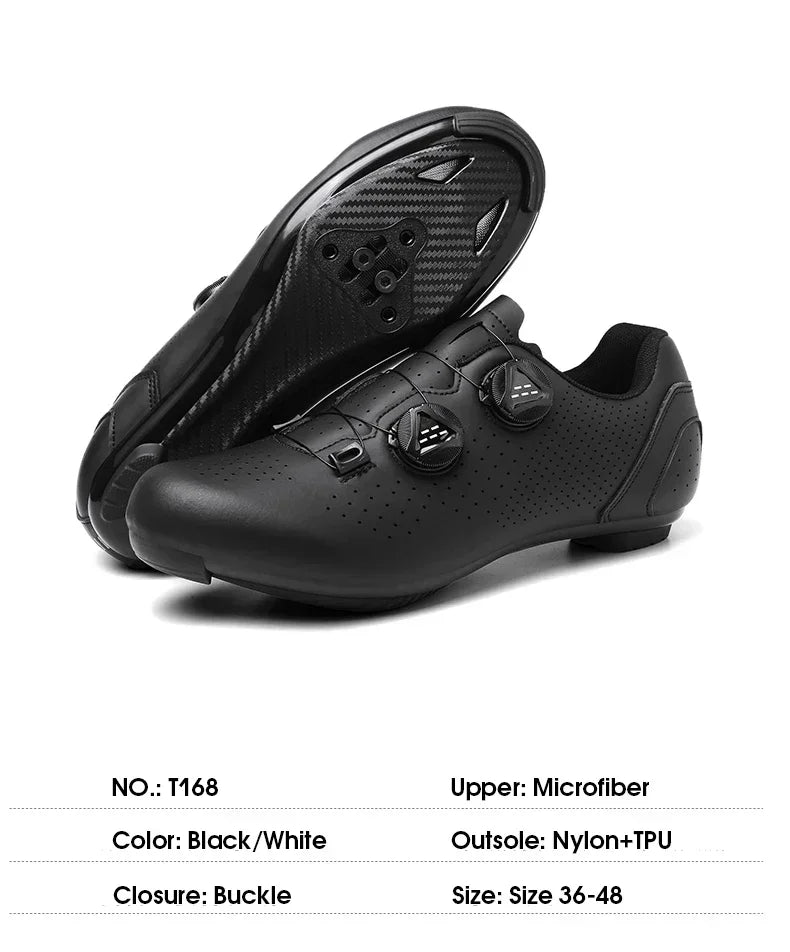 New Men's Cycling Sneakers, Unisex Road Cycling Shoes, Nonslip Mountain Bike Shoes, Racing, Outdoor, Women's Mountain Bike Shoes