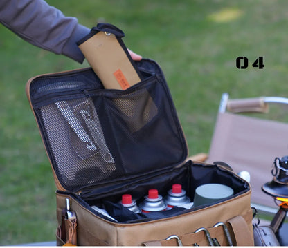 30-42L Waterproof Tactical Camping Storage Bag Insulated Folding Box Outdoor Gear Organizer for Picnic Tableware Field Equipment