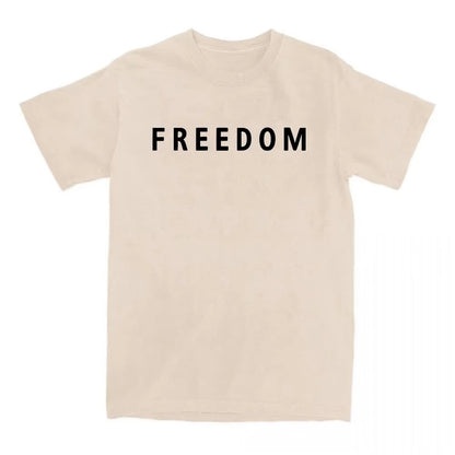 Freedom Charlie Kirk T-shirt Cotton Loose Casual Unisex T-shirt Unisex Street Trend American Fashion Women's men's T-shirt