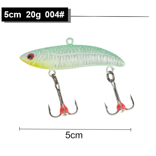 FTK 1PC Ice Fishing Lures 20g/35g Winter Bait Hard Lure Carp Fishing hooks Balancer for Fishing Baits Jigging