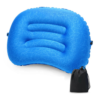 Inflatable Camping Travel Pillow Ultralight Portable Backpacking Pillow for Neck Lumbar Support Camp Hiking Sleeping