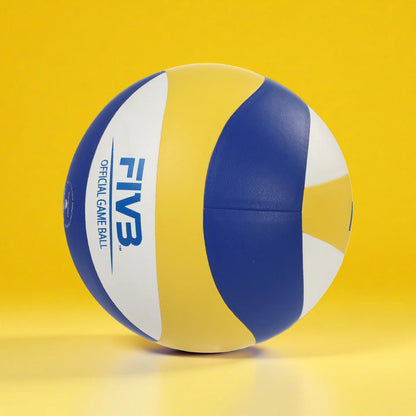 VLS300 V330W Volleyball Blue Yellow Size 5 High-end PU Hot Glue Volleyball for Teen and Adult