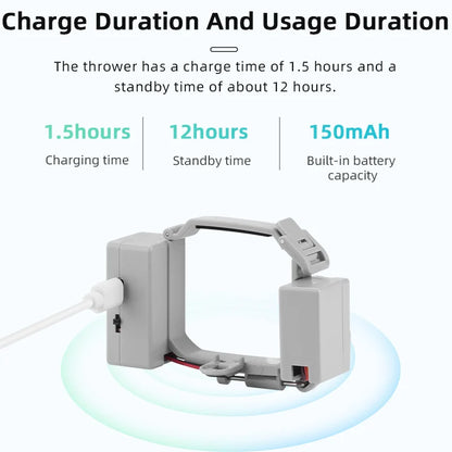 Airdrop System for DJI Mini 4 Pro Quick Release Thrower Casting Bait/Giving Gifts/Emergency Rescue Drone Accessories