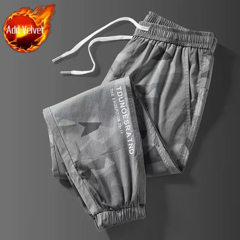 Men's Cargo Pants Work Wear Camo Camouflage Male Trousers Grey Black Baggy Designer Long Slacks Street Oversize Aesthetic New In