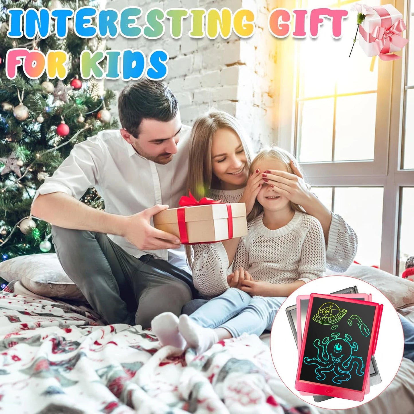 6.5/10 inch LCD writing board,Drawing Toys,drawing tablet for children's Easter,Halloween,Christmas,Thanksgiving,birthday Gift