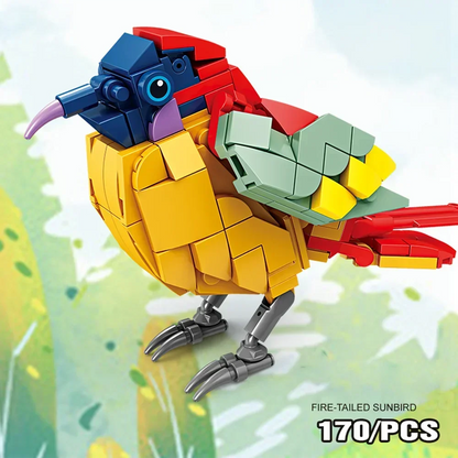 3D Cartoon Animal Set Building Blocks - 3D Lifelike,  for Desk Decoration & Gift - giving, Educational Building Blocks for Kids