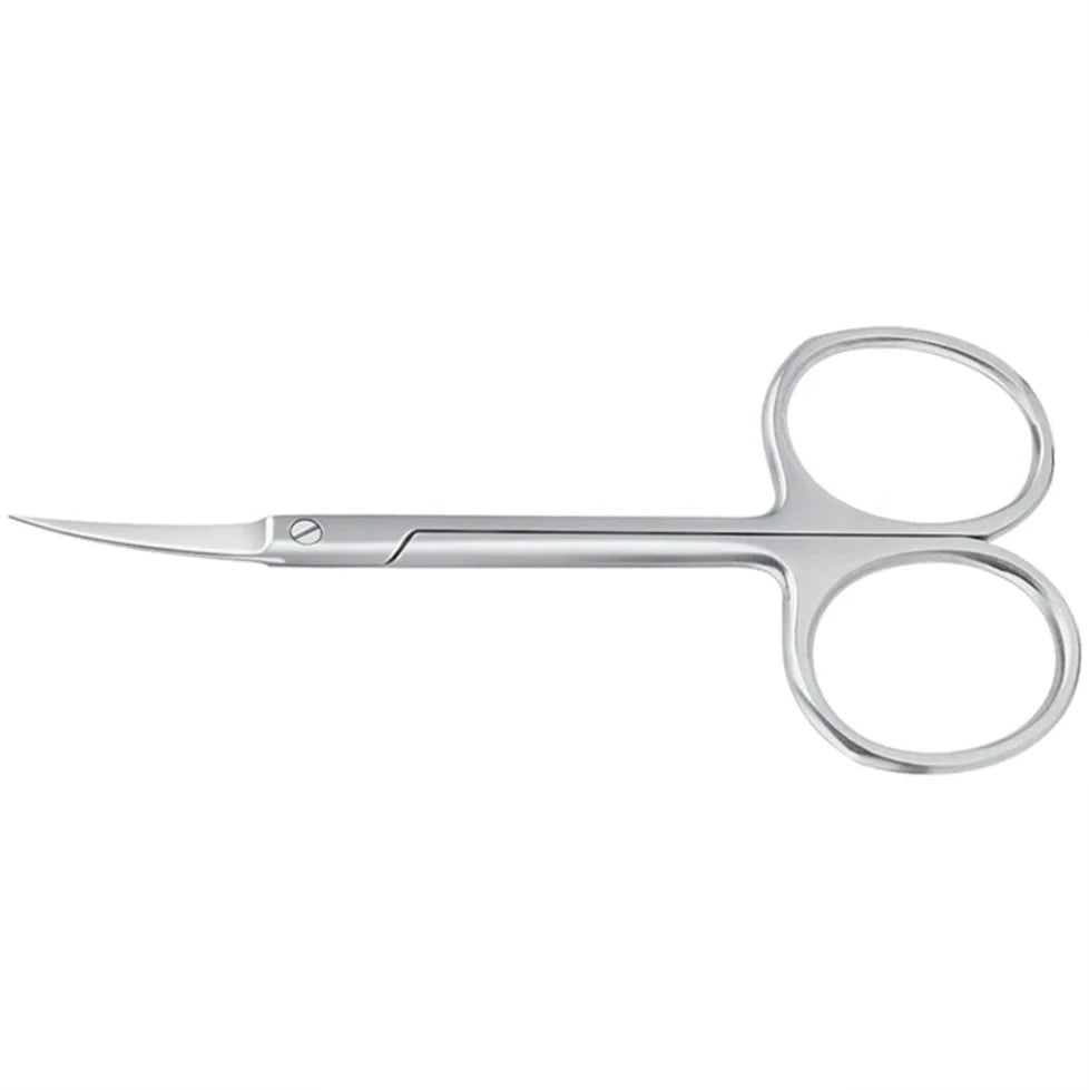 Professional Manicure Scissors Stainless Steel Cuticle Precision Beauty Grooming for Nail Facial Hair Eyebrow Eyelash Nose Hair