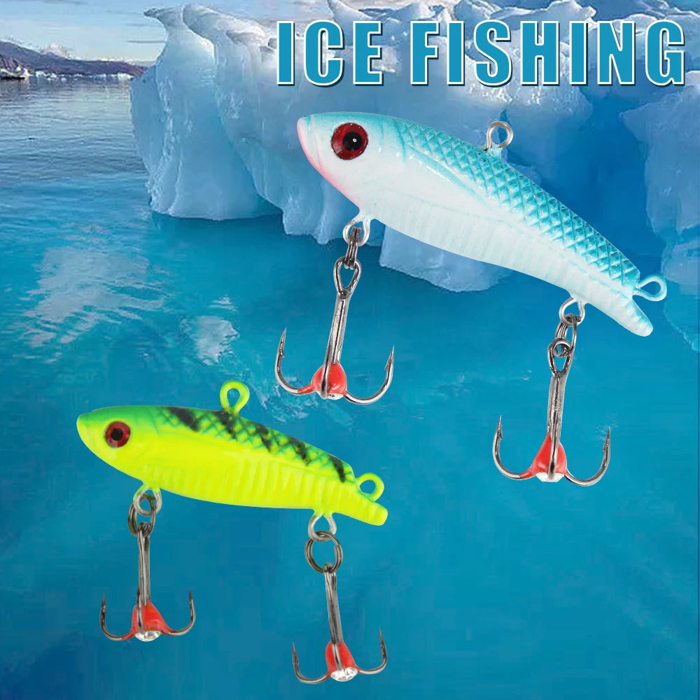 FTK 1PC Ice Fishing Lures 20g/35g Winter Bait Hard Lure Carp Fishing hooks Balancer for Fishing Baits Jigging