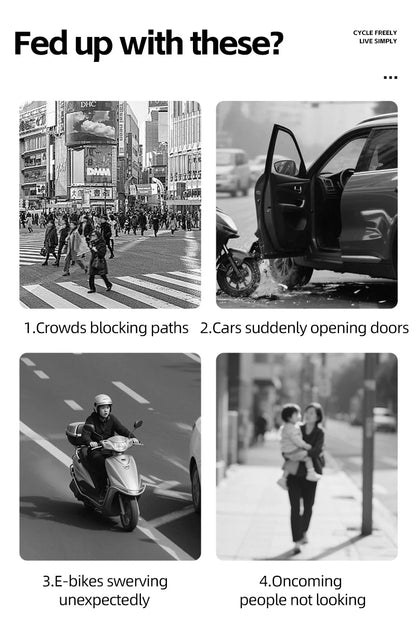 WEST BIKING Bicycle Vintage Ring Clear Sound MTB Road Bike Retro Bell Cycling Safety Warning Horn Bike Accessories Classic Bell