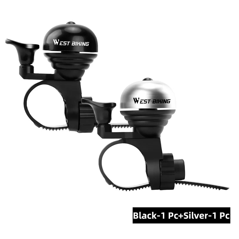 WEST BIKING Bicycle Vintage Ring Clear Sound MTB Road Bike Retro Bell Cycling Safety Warning Horn Bike Accessories Classic Bell