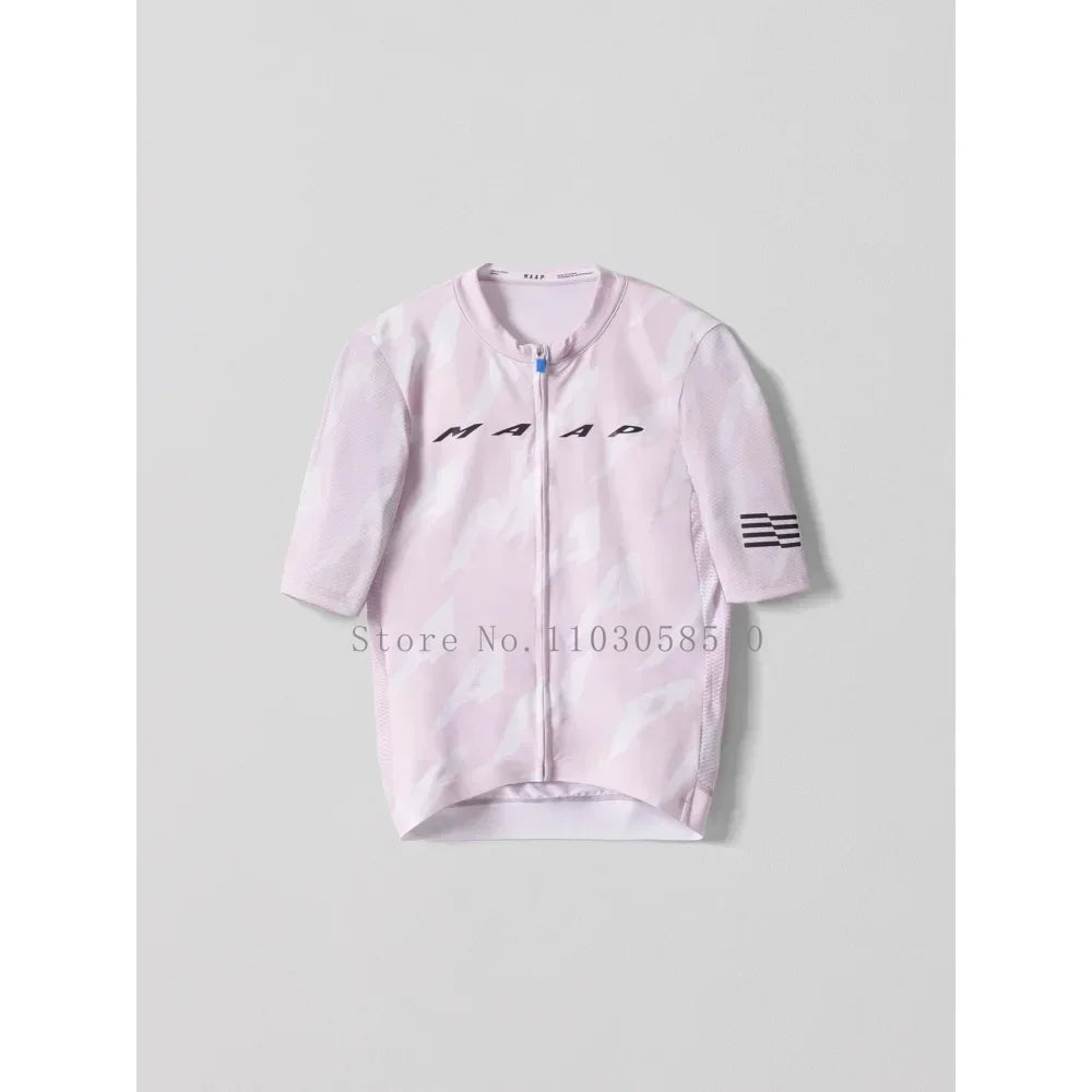 2025 Men Cycling Jersey Men MTB Road Bicycle Shirt Pro Team Short Sleeve Bike Clothes Mountain Bicycle Clothing  Downhill Jersey