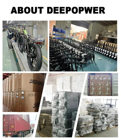 DEEPOWER S7Pro Off-Road Electric Bike for 1500W Motor 48V 60AH LG Battery with Adults Mountain Ebike All-Terrain Motorcycle