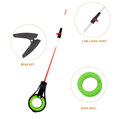 Ice Fishing Rod Winter Outdoor Fishing Rod Guide Ice Winter Fishing Tackle Waterproof Portable Fishing Pole Spinning Rods