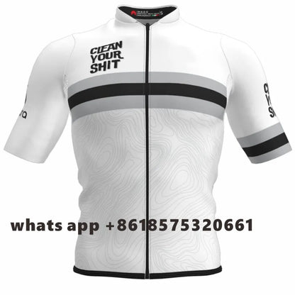 Slopline 2022 New No War Peace Summer Men Cycling Jersey Maillot Ciclismo Bicycle Clothing Short Sleeve Quick Dry Cycling Jersey