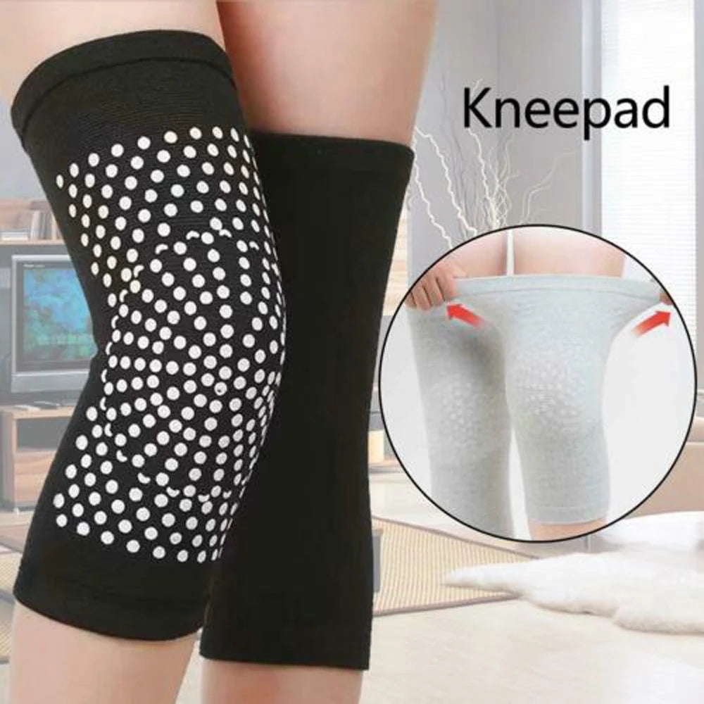 Tourmaline Pain Relief 2PCS Injury Recovery Knee Pads Warm Knee Brace Support Knee Pads Self Heating