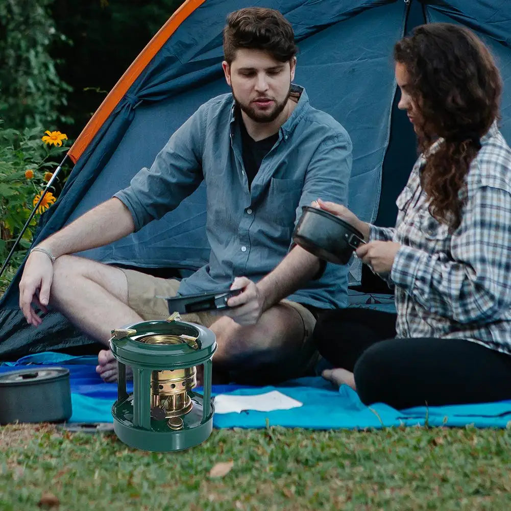 Portable Kerosene Stove Windproof Kerosene Burner Outdoor Camping Heater Patio Picnic Cooking Stove Paraffin Heater Safety