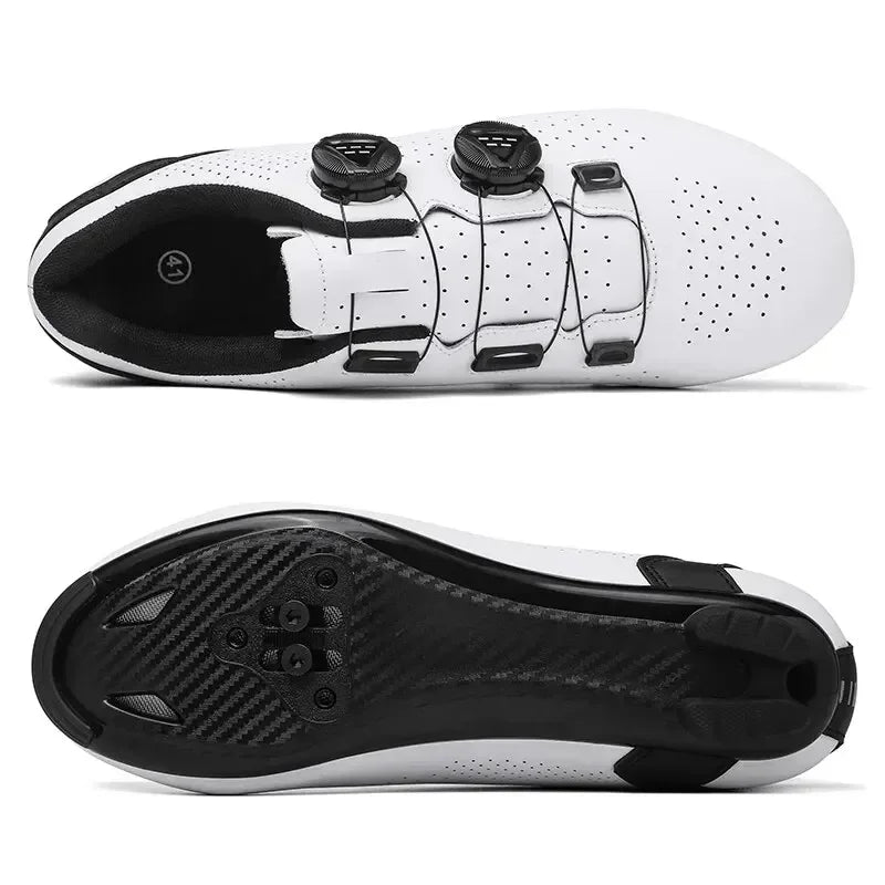New Men's Cycling Sneakers, Unisex Road Cycling Shoes, Nonslip Mountain Bike Shoes, Racing, Outdoor, Women's Mountain Bike Shoes