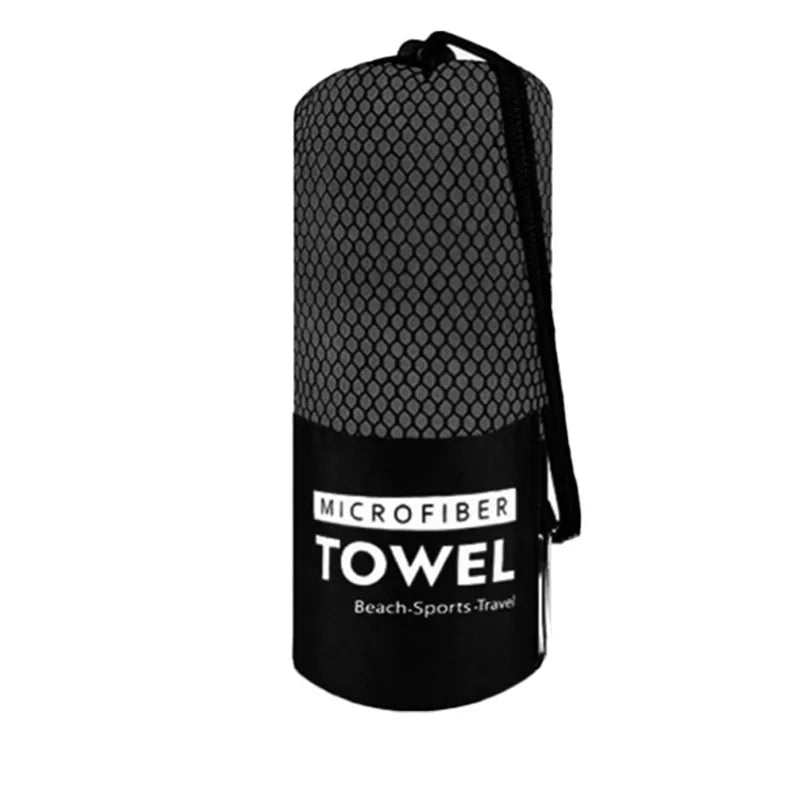 Microfiber Ice Cold Towel 6 Sizes  Quick Dry Super Absorbent Towel  Beach Gym Yoga Camping Travel Sports  Portable Storage Bag
