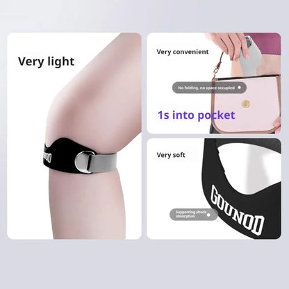 2 Pack Knee Pain Relief Patella Stabilizer Brace Support Knee Strap for Hiking Soccer Basketball Running Jumpers