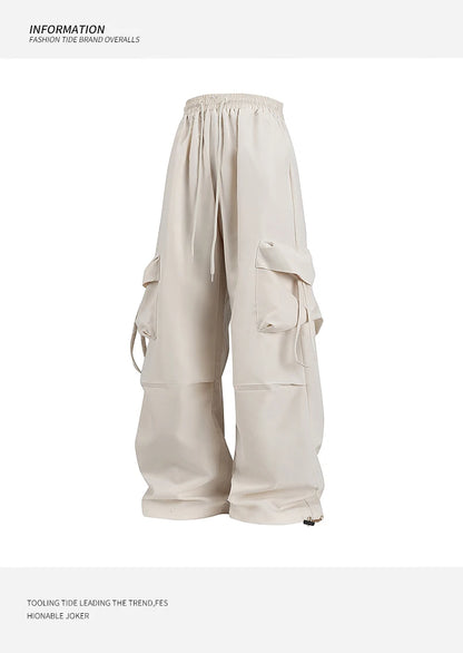 Women Cargo Pants Fashion Loose Comfortable Breathable Lightweight Multiple Pockets Cargo Long Pants Fitness Running Casual Pan